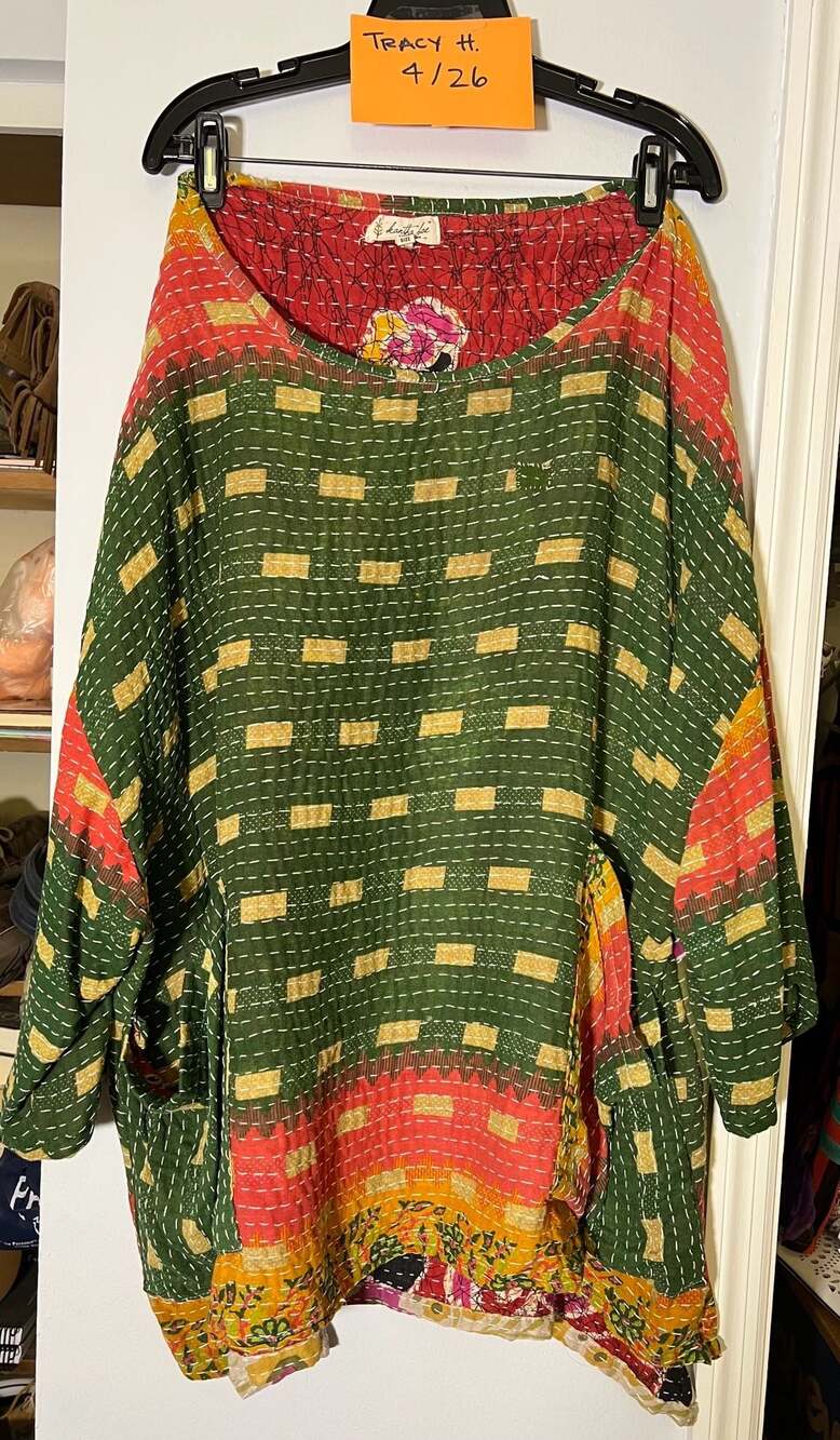 Kantha Bae Green Floral Ombré Muu